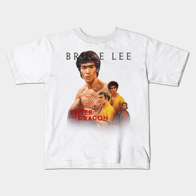 Lee Movie 1973 Kids T-Shirt by AdiGimbal